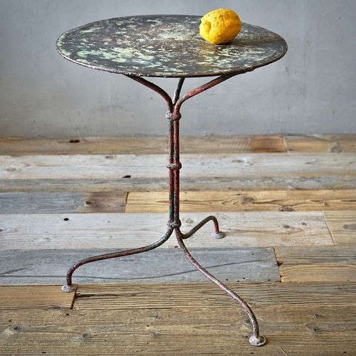 French Iron Garden Table