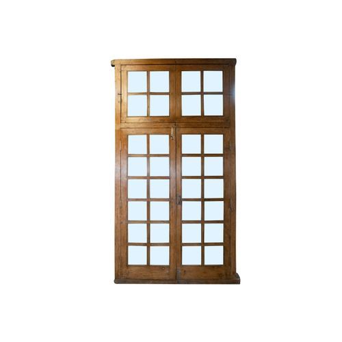 Vintage Teak Door - Windowed