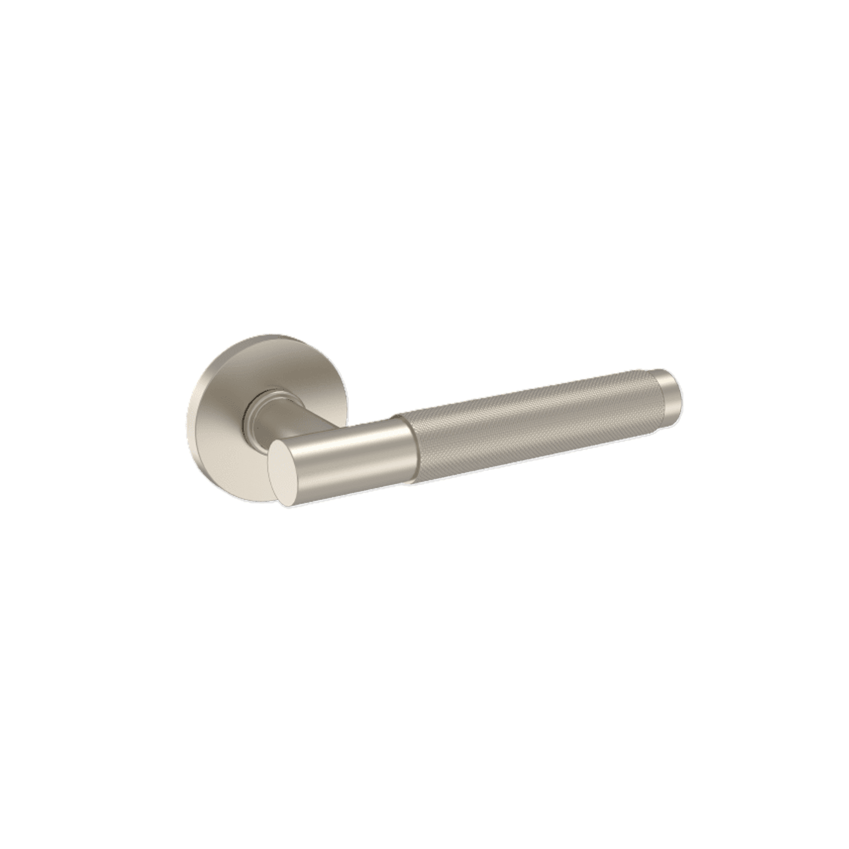Flow Lever Handle In Matt Brushed Nickel