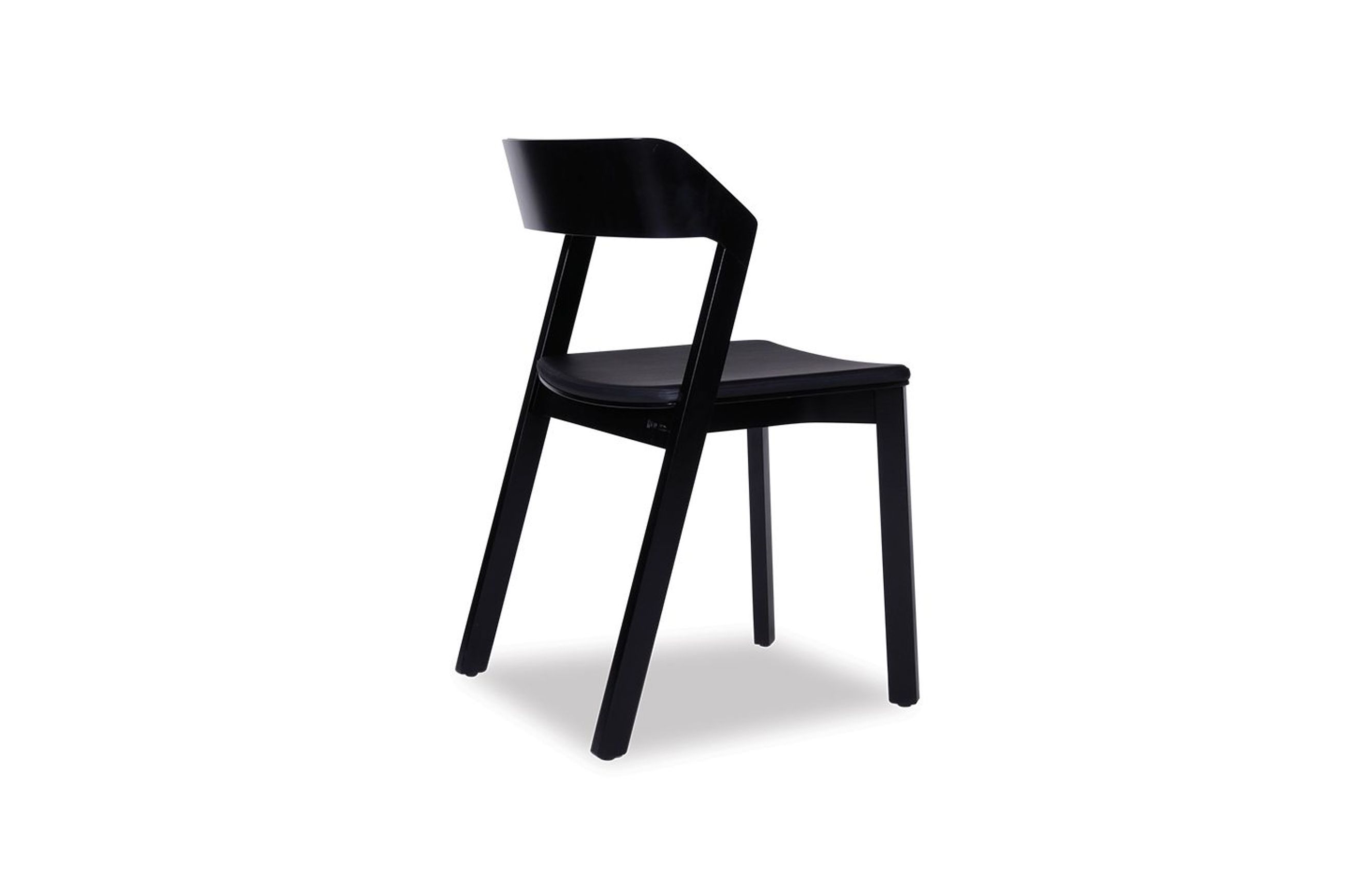 Merano Dining Chair - Black Stained - by TON