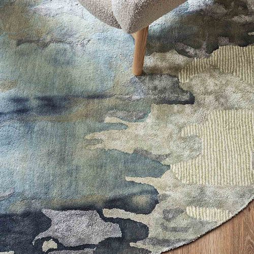 Baya Cape Brett Floor Rug - Round