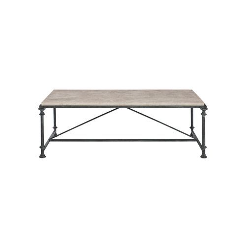 Galesbury Rectangular Metal Cocktail Table
