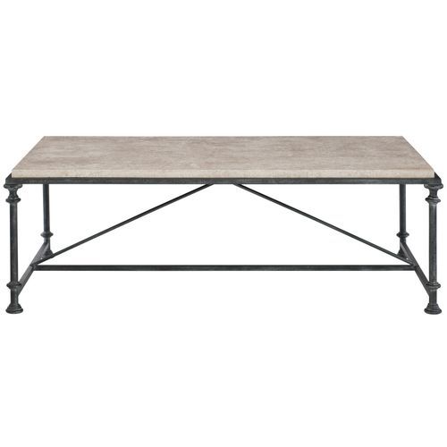 Galesbury Rectangular Metal Cocktail Table