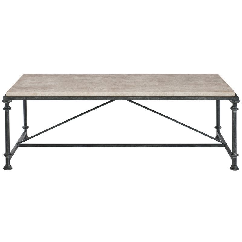 Galesbury Rectangular Metal Cocktail Table