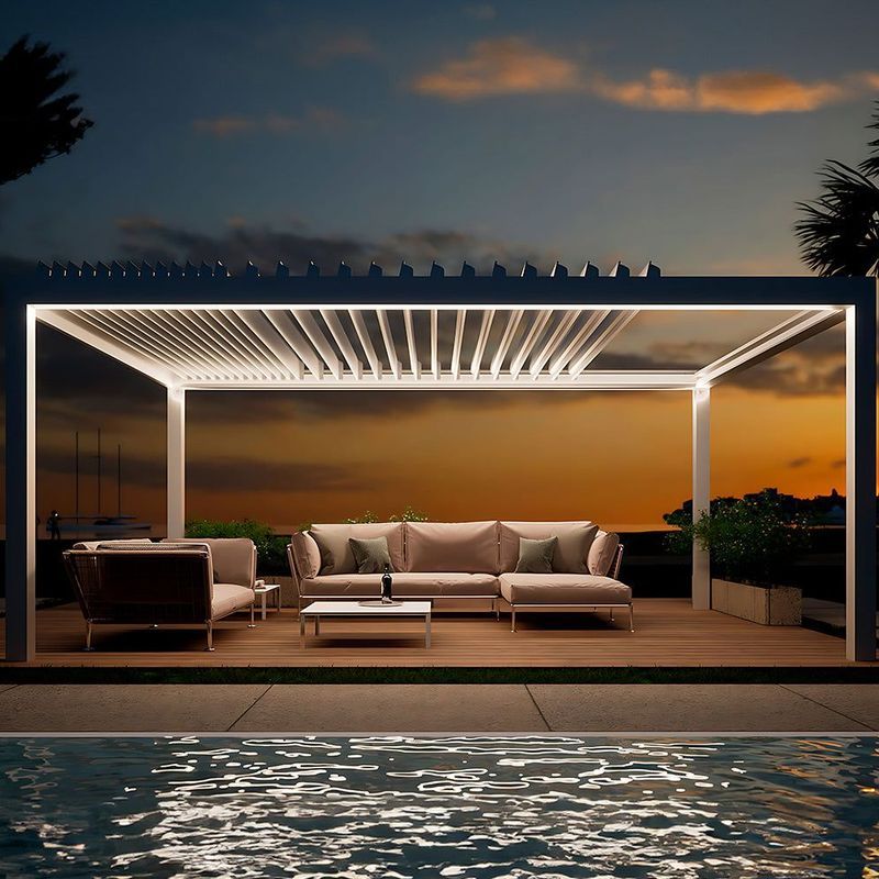 Mediterranean-PRO MAX Motorised Retractable Louvre Roof System