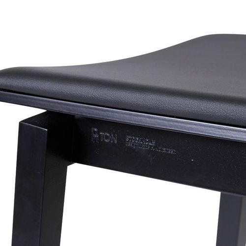 Stockholm Kitchen Stool - Black Stain - by TON
