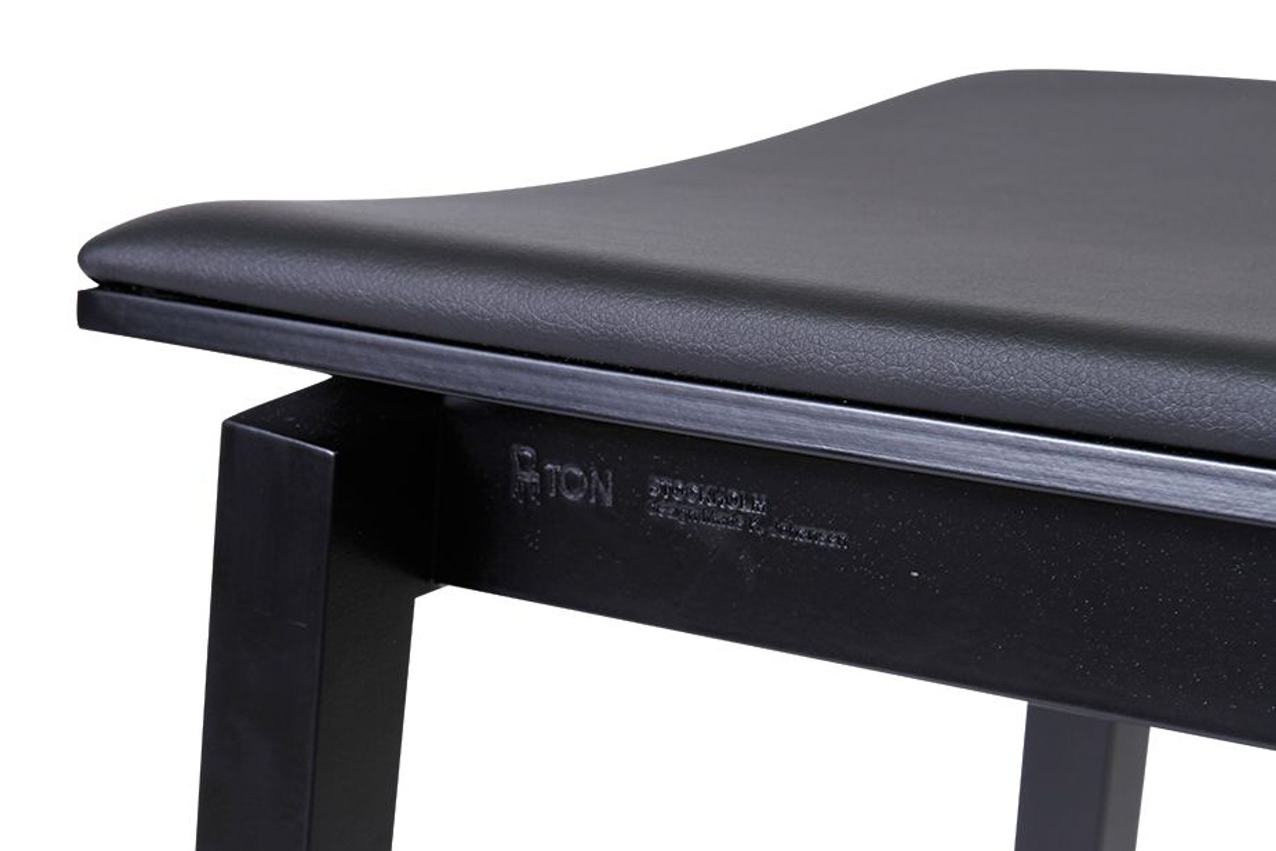 Stockholm Kitchen Stool - Black Stain by TON