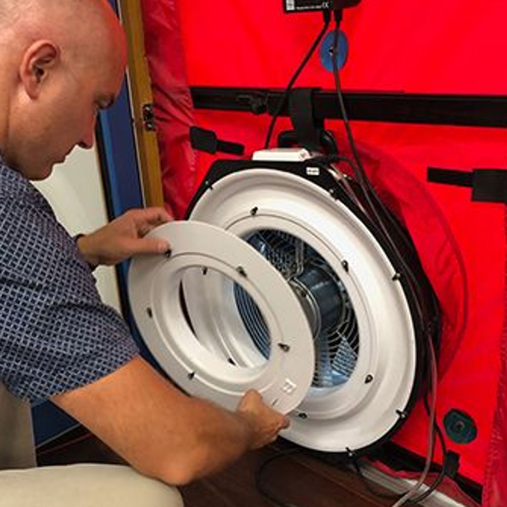 Blower Door - Building Performance measurement device
