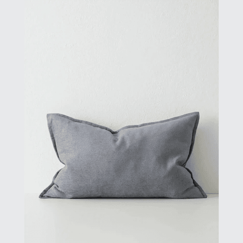 Weave Home Fiore Cushion - Denim | Square and Lumbar