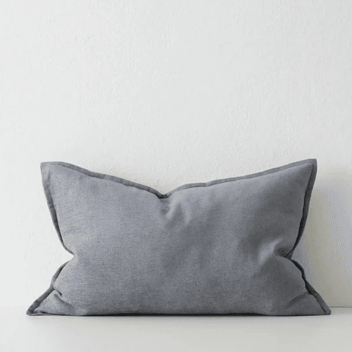 Weave Home Fiore Cushion - Denim | Square and Lumbar