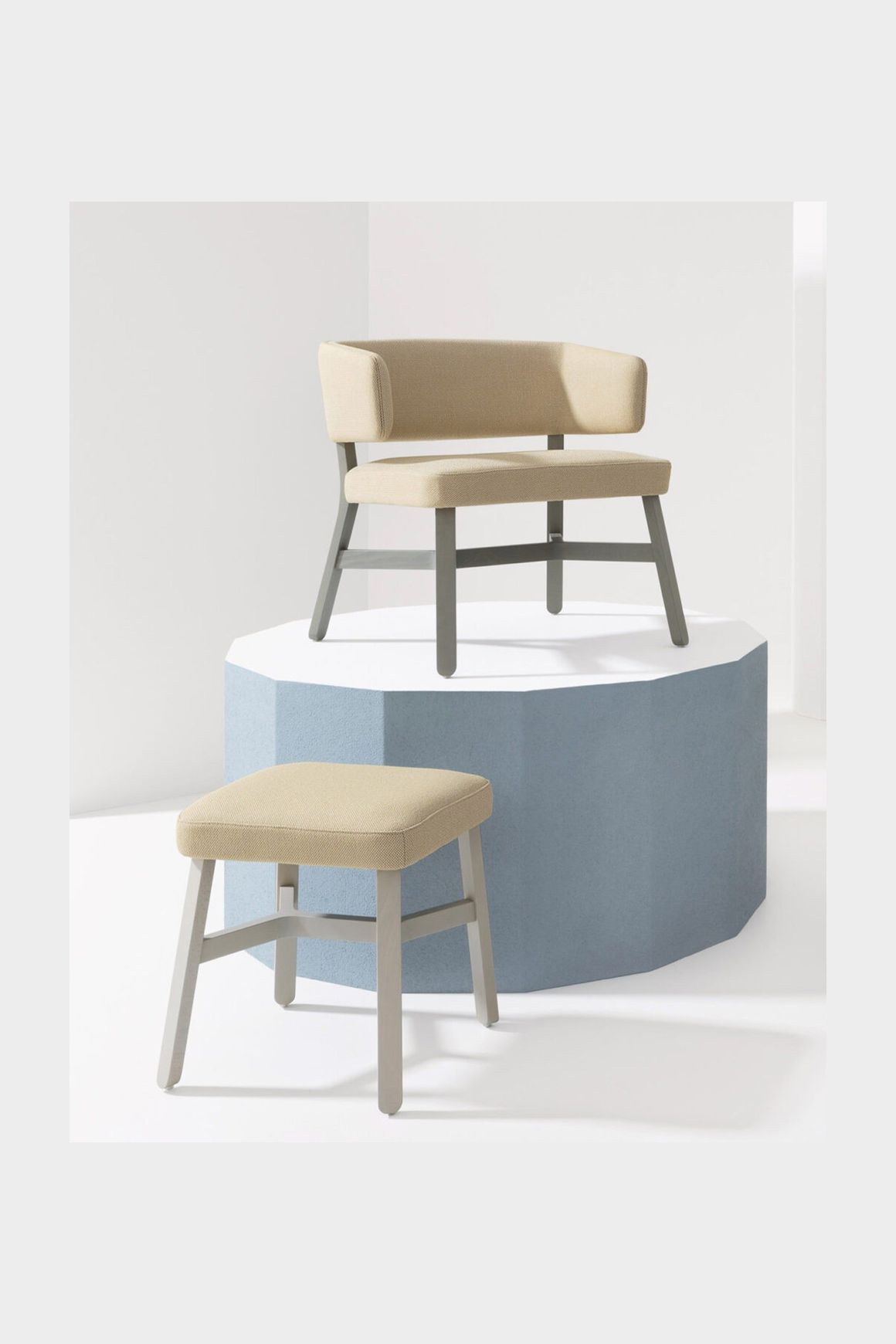 Croissant Low Stool