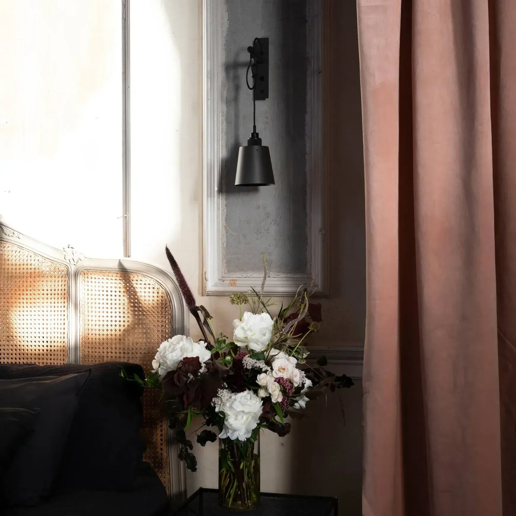 Hooked Wall Light with Shade