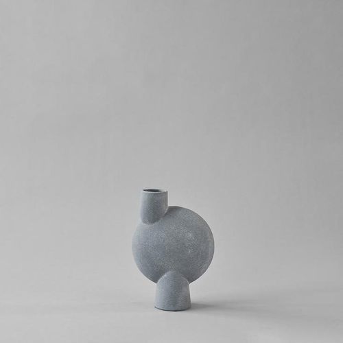 101 Sphere Vase Medio Light Grey