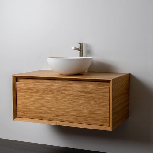 Edge Largo 900 Single Drawer Wall Hung Vanity - 6 Colours