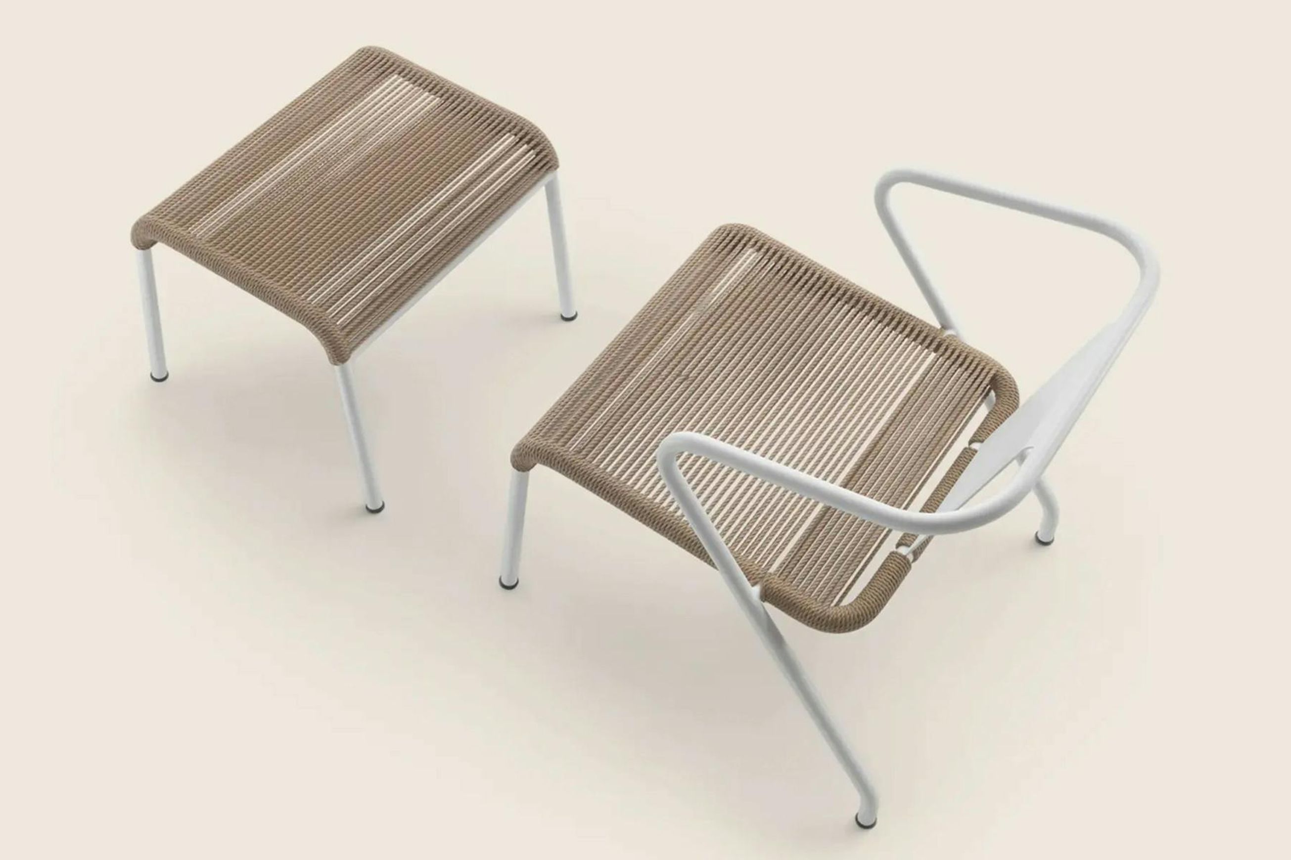 Calipso Cord Outdoor Armchair By Flexform