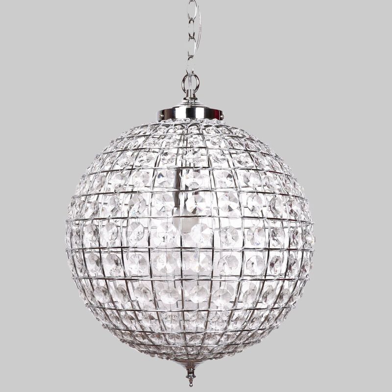 Casablanca | Crystal Pendant Chandelier - Chrome