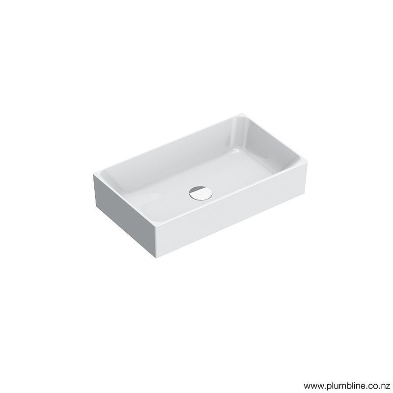 Verso 60 Rectangle Vessel Basin White