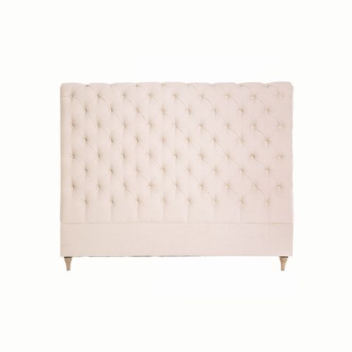 Charlotte Linen Headboard In Natural - King