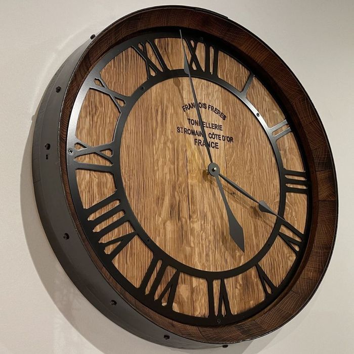 Wine Barrel Clock