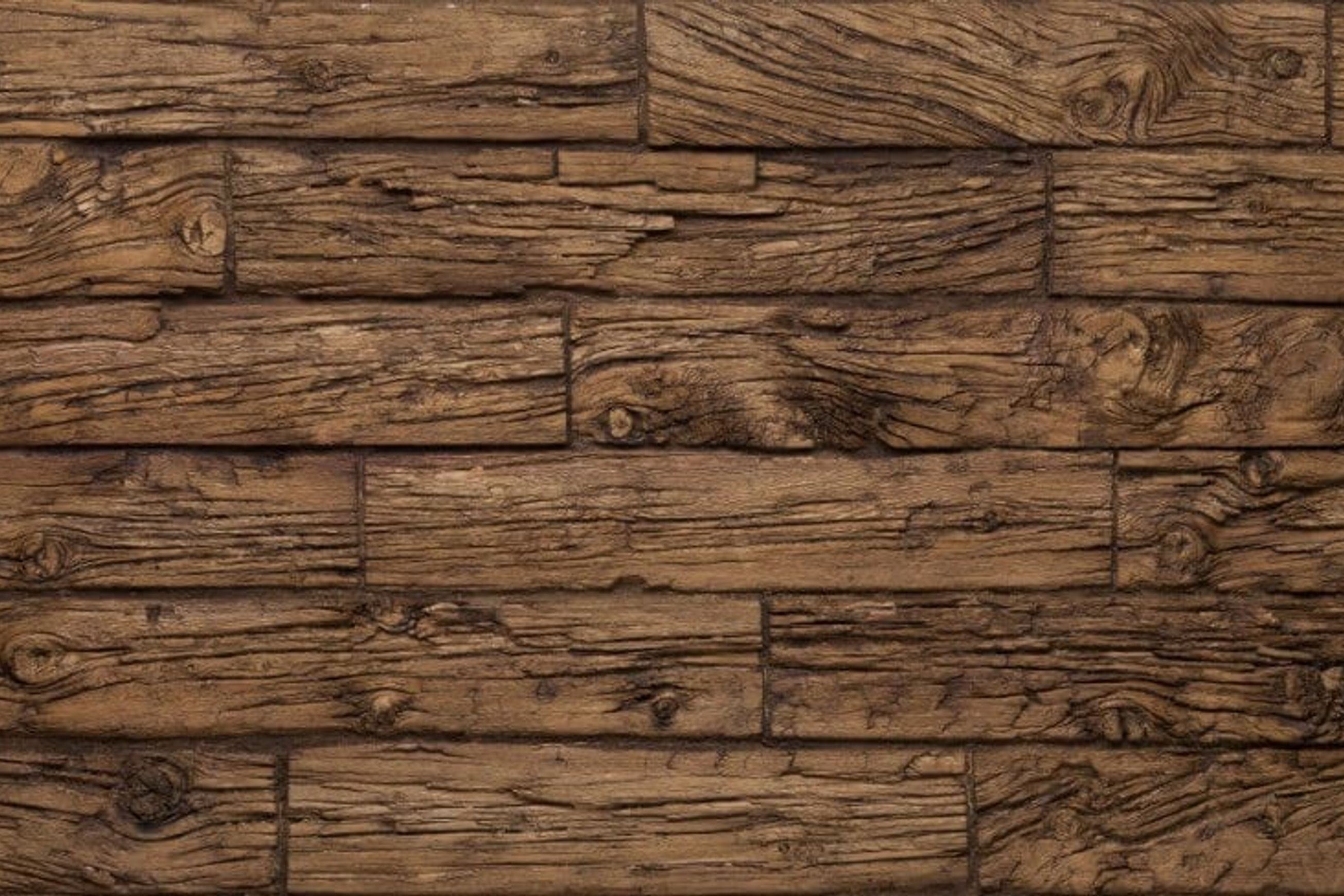 Wooden Sleeper Wall Panels by Muros | Walnut Raw Timber