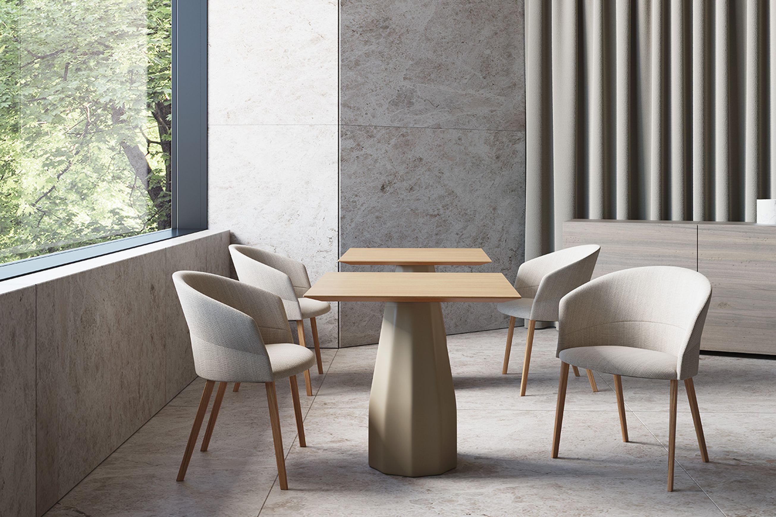 Copa Chair - Four Wooden Legs