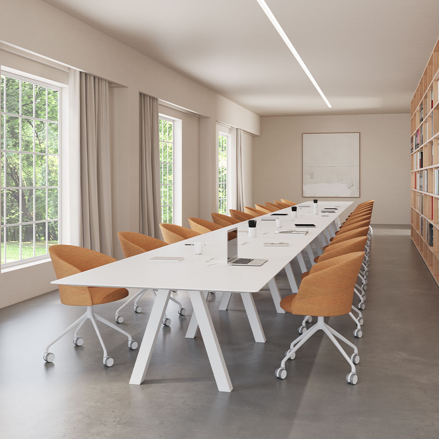 Copa Chair - Pyramid Swivel with Castors