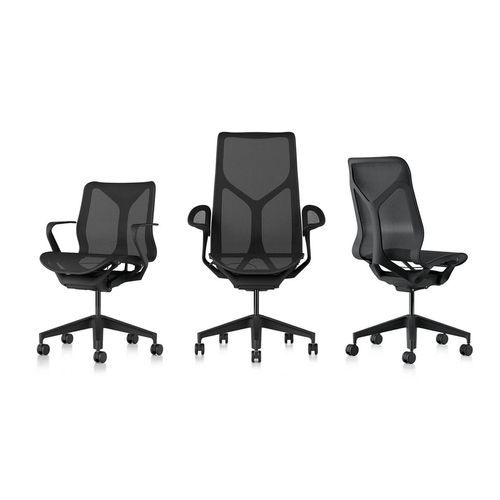 Cosm Low Back Leaf Arms Graphite