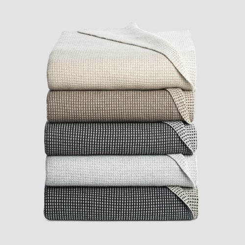 Reversible Box Knitted Weighted Throws