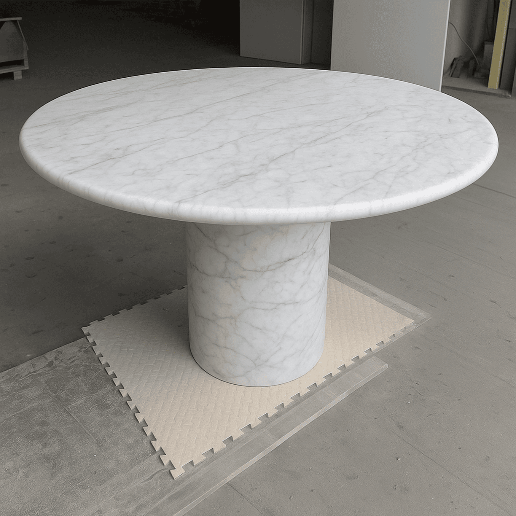 Court Dining Table - Carrara Marble