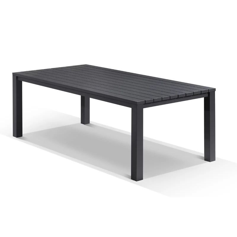 Cove Outdoor Dining Table 220cm | Charcoal