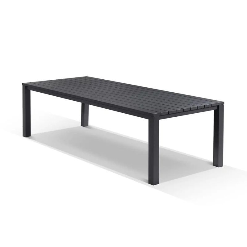 Cove Outdoor Dining Table 280cm | Charcoal