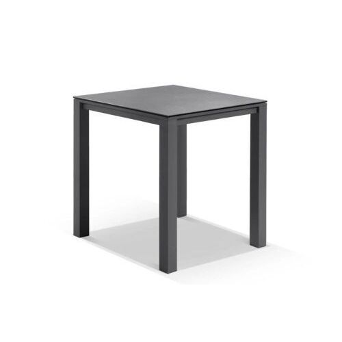 Cove Ceramic Bar Table - Charcoal - 95 x 95 x 105cm