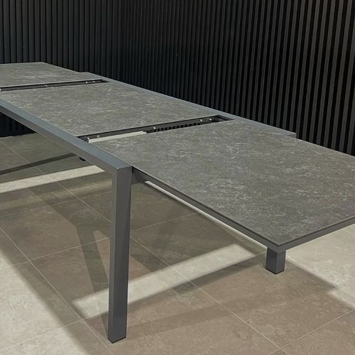 Cove Extension Dining Table 220-340cm - Charcoal