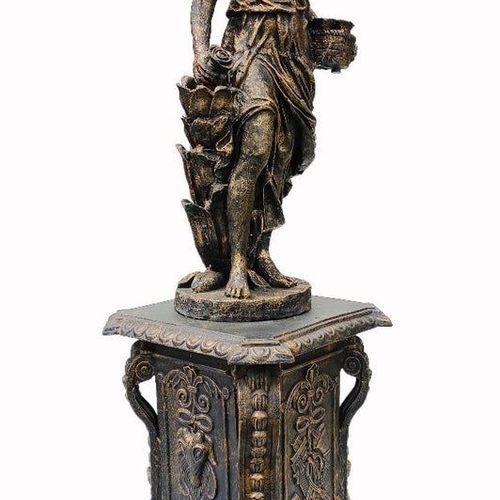 Set of 4 Cast Iron Statues