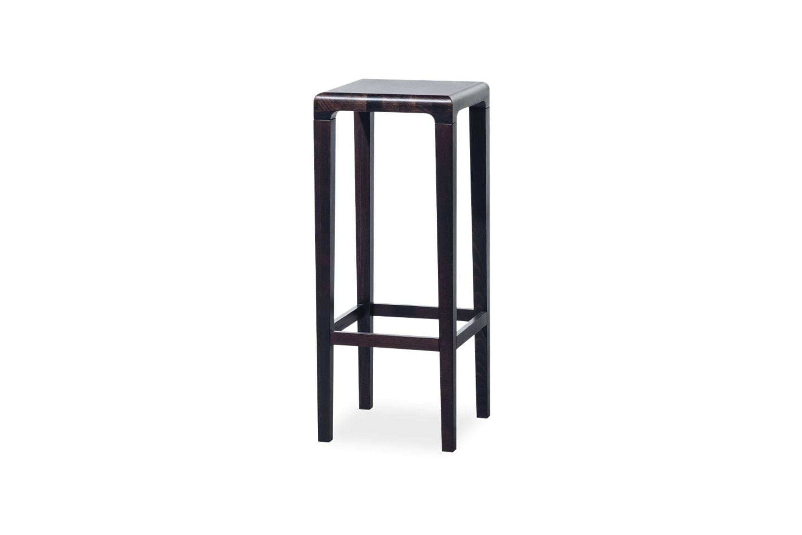 Rioja Bar Stool - Coffee Stained - 80cm - by TON