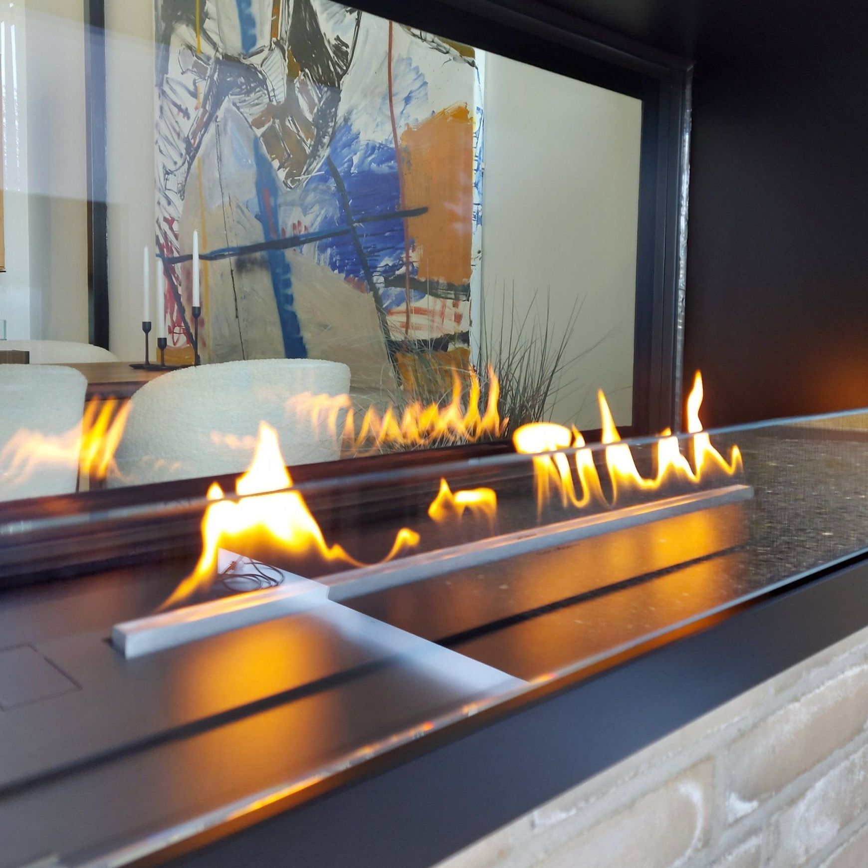 Decoflame Montreal Clear BEV Net Zero Fireplace