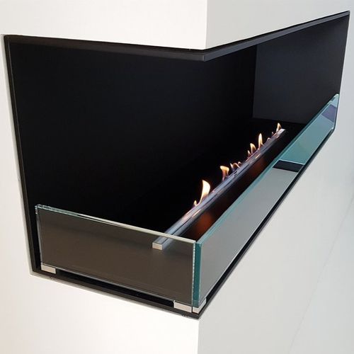 Decoflame Montreal Left Corner Net Zero Fireplace