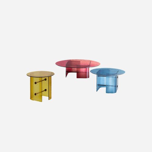 Double L Glaze Coffee Tables