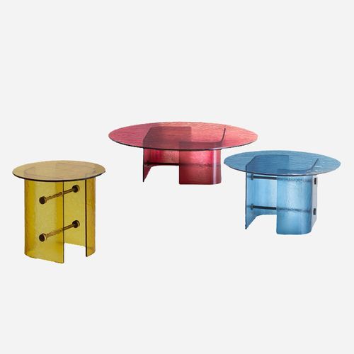 Double L Glaze Coffee Tables
