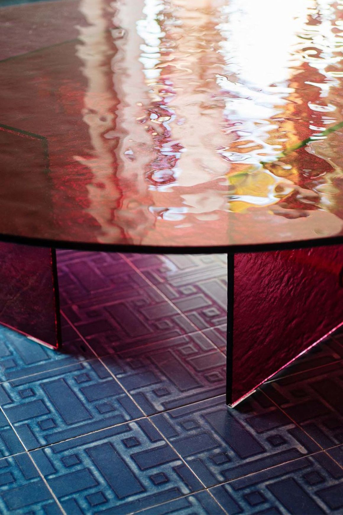 Double L Glaze Coffee Tables