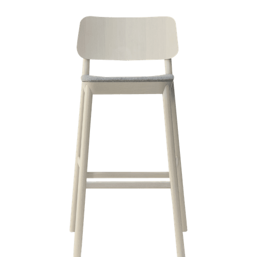 Drum Stool with Backrest