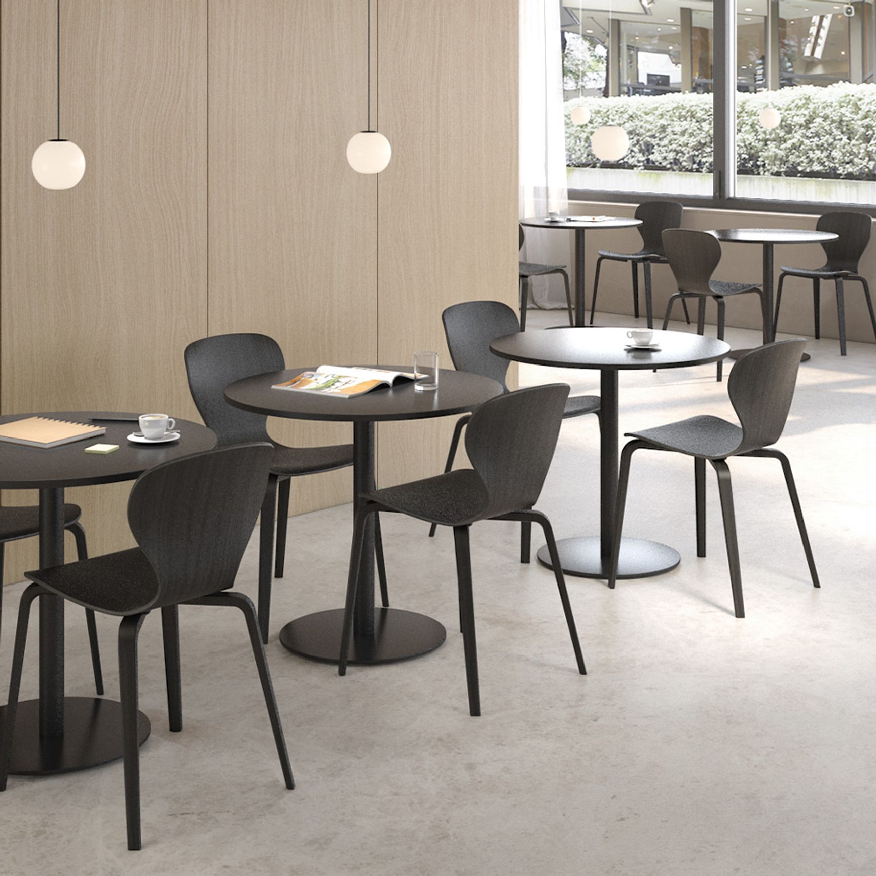 Ears Chair - Four Wooden Legs