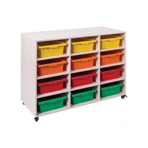 12 Bay Mobile Storage Trolley