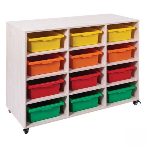 12 Bay Mobile Storage Trolley