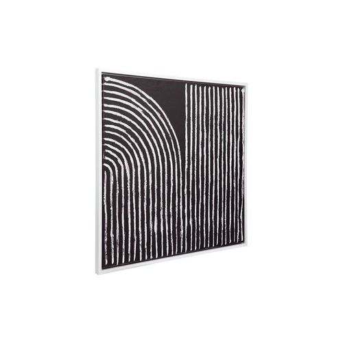 Black and White Abstract Enhanced Canvas Print