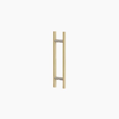 C3404OAK ROUND SECTION H-PULL BTB HANDLE