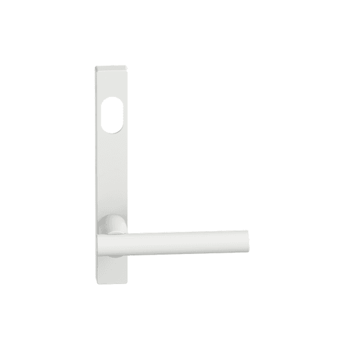 Narrow Plate Lever #12 Cylinder/Concealed WHT