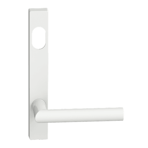 Narrow Plate Lever #11 Cylinder/Concealed WHT