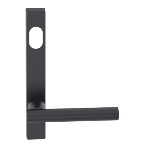 Narrow Plate Lever #12 Cylinder/Concealed BLK