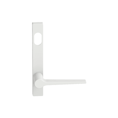 Narrow Plate Lever #14 Cylinder/Concealed WHT
